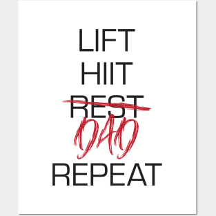 Workout, Parent, Repeat Posters and Art